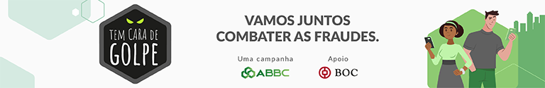 Vamos juntos combater as fraudes. Uma campanha ABBC. Apoio CCB. Saiba mais, link para novo stio.